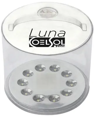 nafukovac solrn LED lampa s kontrolkou nabit - 90 lumen Luna L1-L