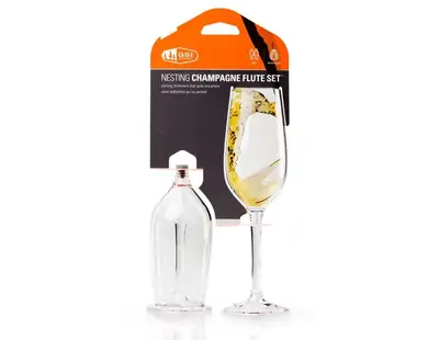 Set pohrov Nesting Champagne Flute Set
