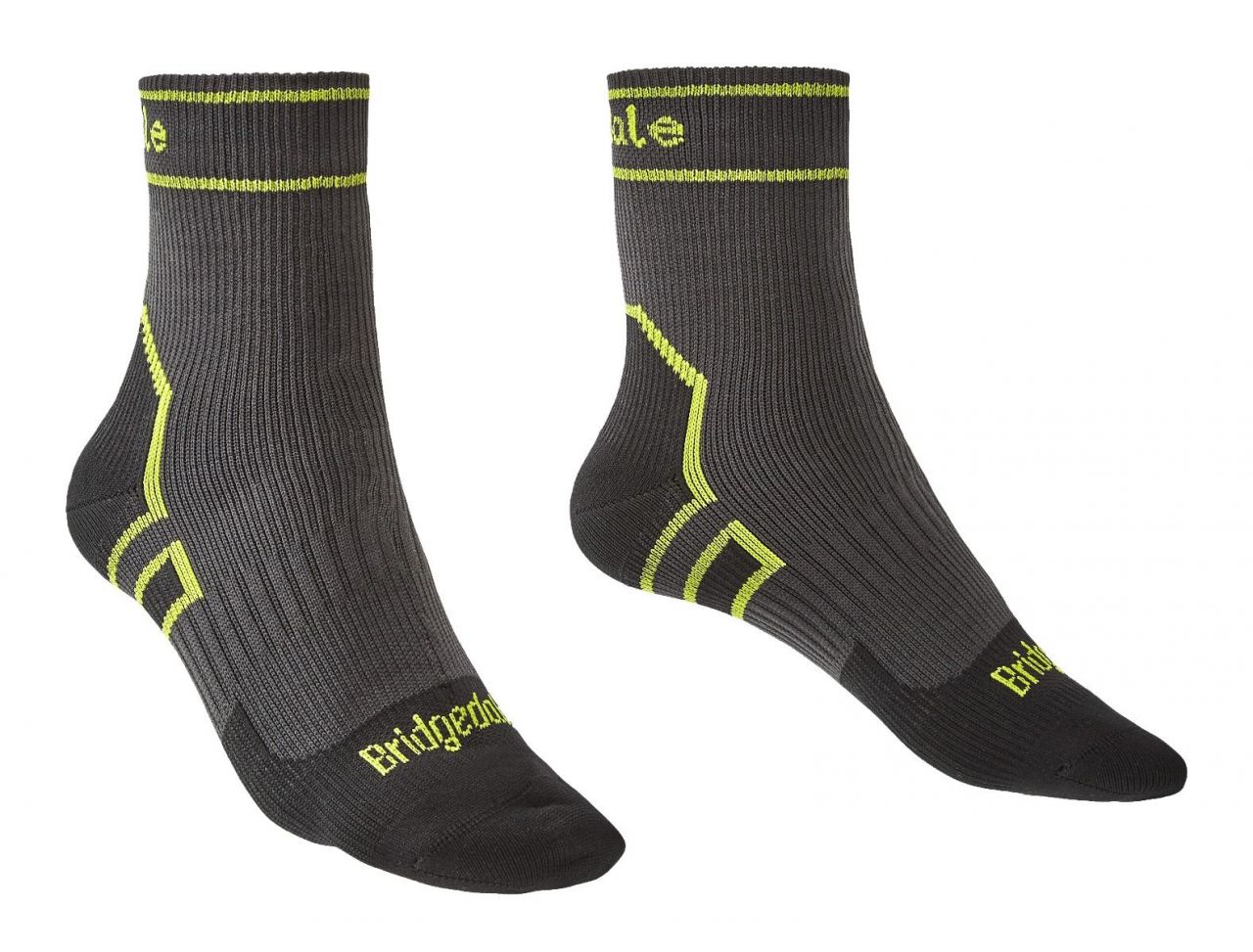 Nepromokavé ponožky Bridgedale Storm Sock Lightweight Ankle dark grey XL (12,5-14,5)