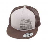 Trucker Lettering Bus Cap