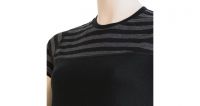 Merino Active Dámske tričko krátký rukáv - Pruhy