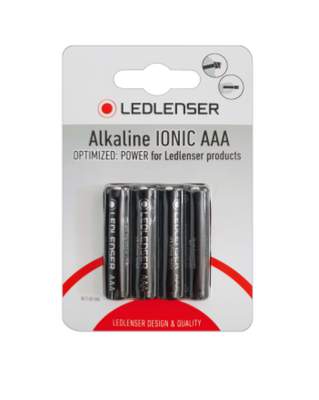 4x Batérie alkalické AAA