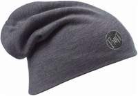 Merino wool Buff hat Heavyweight losse- Solid grey