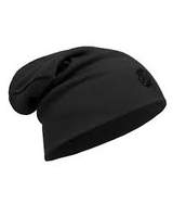 Merino wool Buff hat Heavyweight losse- Solid black