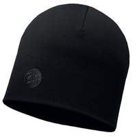Merino wool Buff hat Heavyweight regular - Solid black