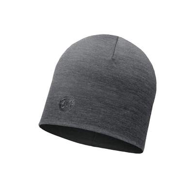 Merino wool Buff hat Heavyweight regular - Solid grey