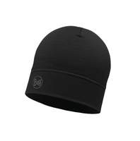 Merino wool Buff hat Midweight - Solid black