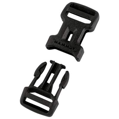 Dual adjust side squeeze buckle 15