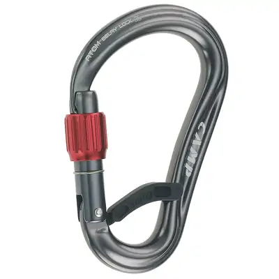 Karabna Atom Belay Lock gun metal