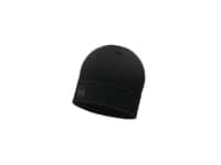 Merino wool Buff hat Lightweight- Solid black