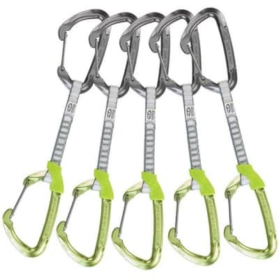 5x Lime Set Wire DY 12 cm - green/grey