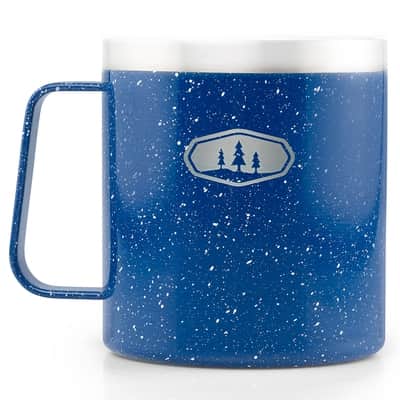 Glacier Stainless Camp Cup; 444ml blue