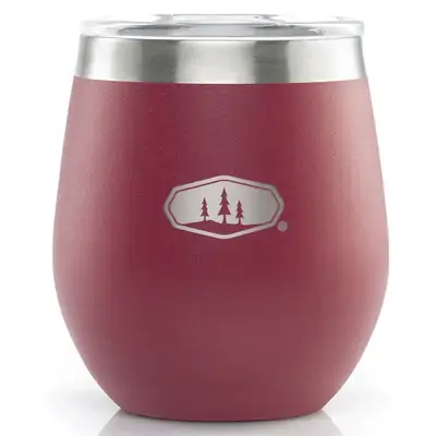 kalek Glacier Stainless Glass; 237ml red