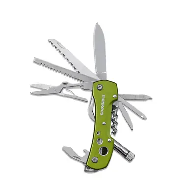 Kapesn n LED knife - green