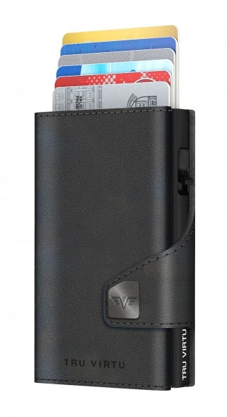 Peňaženka Tru Virtu Wallet Click & Slide PET - Bio Corn Black