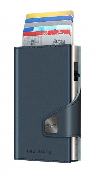 Peňaženka Tru Virtu Wallet Click & Slide Bio Apple - Navy Blue