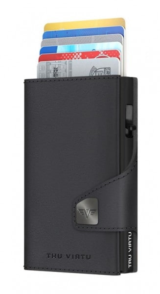 Peňaženka Tru Virtu Wallet Click & Slide Bio Apple - Black