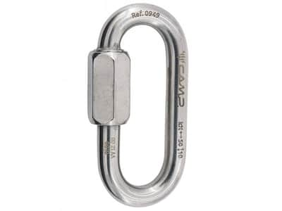 Oval Quick Link 10 mm Zinc Plated Steel