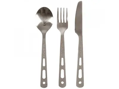 Set prborov Knife Fork Spoon Set - Titanium