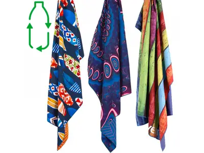 Runk Printed SoftFibre Trek Towel Recycled