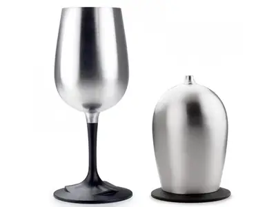Sklenka na vno Glacier Stainless Nesting Wine Glass