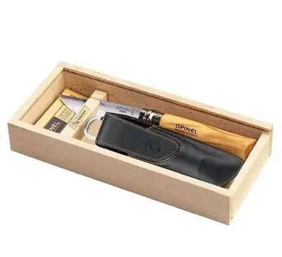 Kapesn n Opinel VRI N8 Inox Oliva - Box