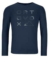 185 Merino Brand Outline Long Sleeve