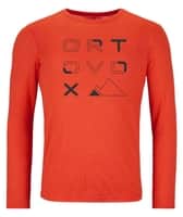 185 Merino Brand Outline Long Sleeve