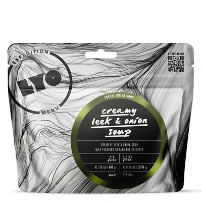 Krmov prkov polvka s cibul, srem Pecorno a cizrnou