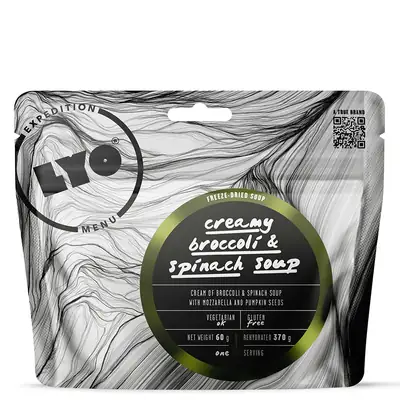 Krmov brokolicov polvka se pentem, mozzarellou a dovmi semnky