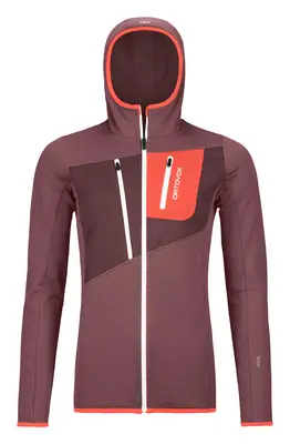 Mikina Fleece Grid Hoody Womens