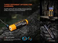 Akumultor 18650 - 4000 mAh USB