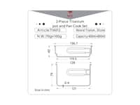 Titanium Cook Set - 800 ml