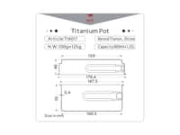 Titanium Cook Set - 1250 ml