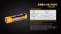 Akumultor 18650 - 3400 mAh