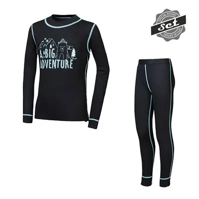 Double Face Adventure - Dtsk set trika s dlouhm rukvem + spodky