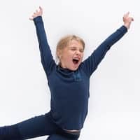 Merino DF Planet - Juniorsk triko s dlhm rukvom